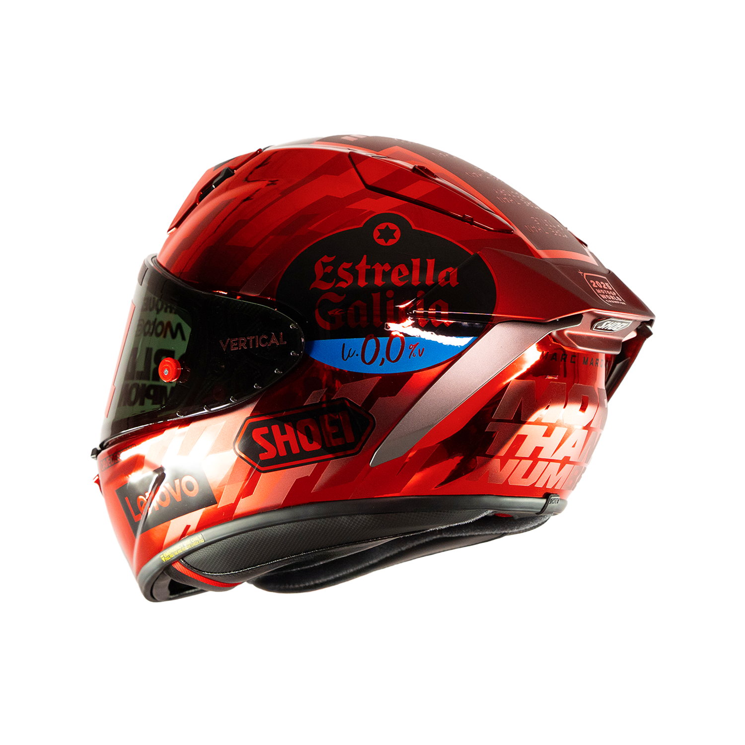 Marc Marquez 2025 World Champion Signed Helmet - Image 12