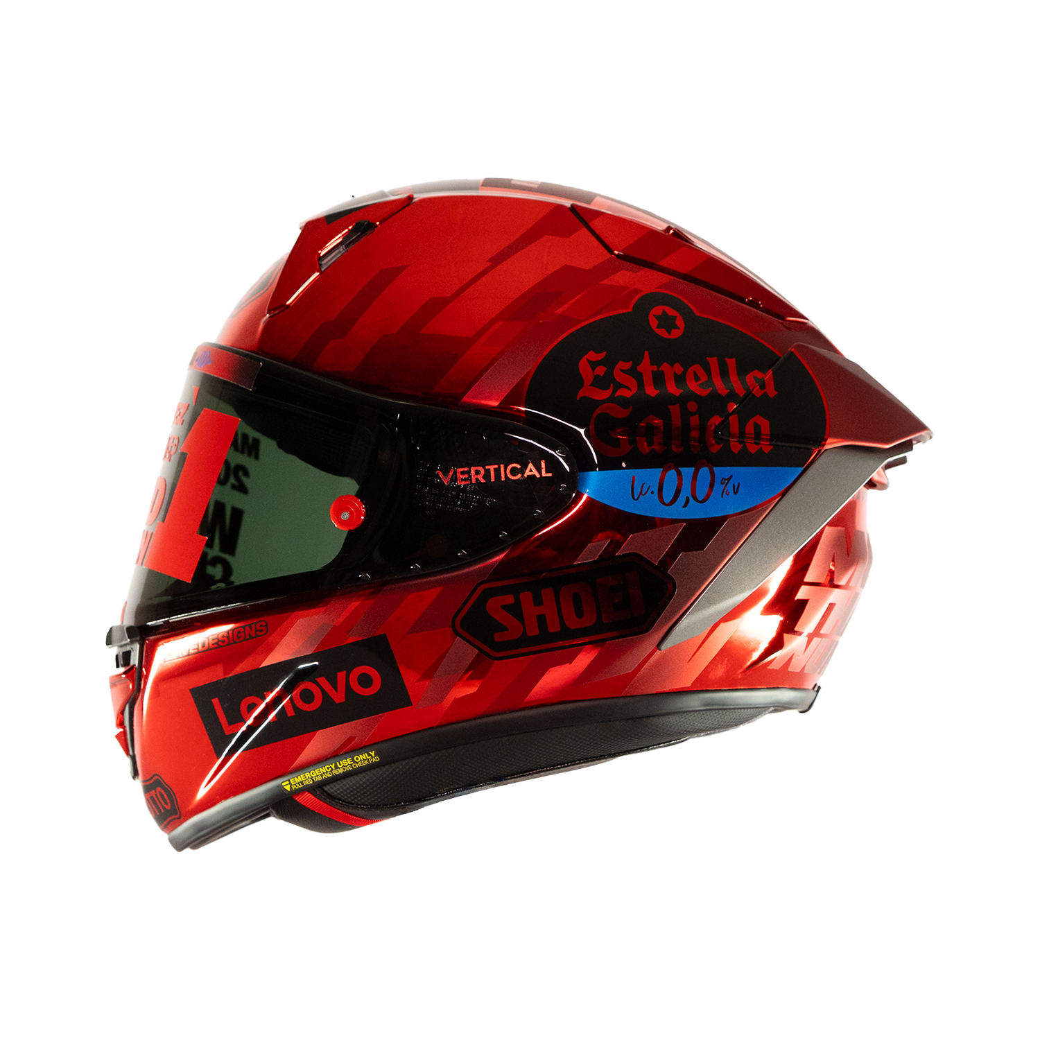 Marc Marquez 2025 World Champion Signed Helmet - Image 14