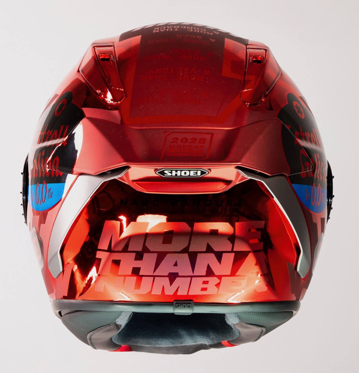 Marc Marquez 2025 World Champion Signed Helmet - Image 2
