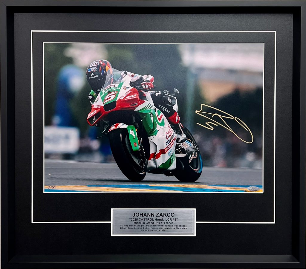Johann Zarco 2025 Le Mans Victory - Autographed Collectables